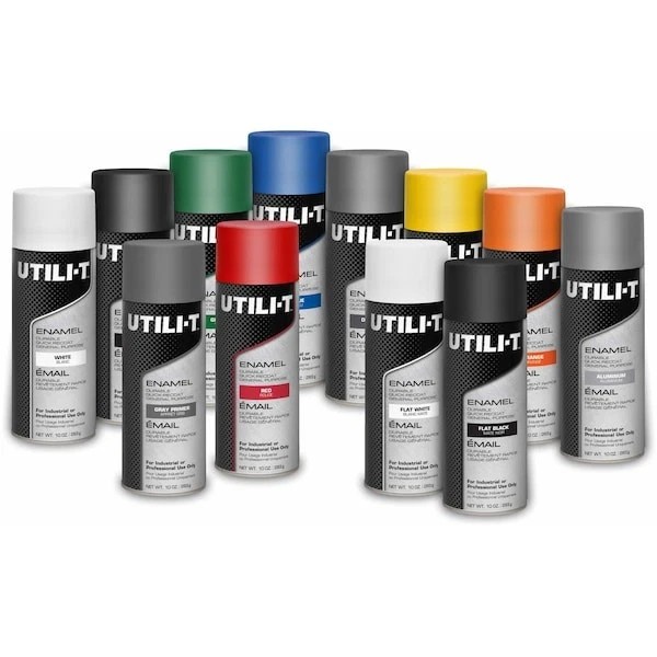 Rust-Oleum 387391 General Purpose Enamel Spray Paint, Red, Gloss, Solvent,