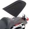 New Black Leather Frame Rear Fender Bib Cover Cushion Fit