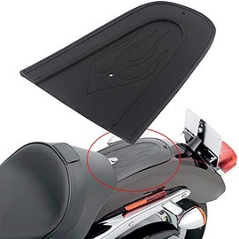 New Black Leather Frame Rear Fender Bib Cover Cushion Fit for Harley Sportster XL 883 1200 2004-Up