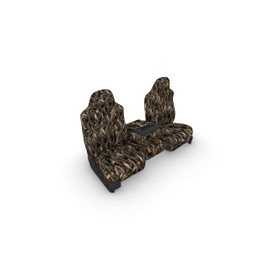 Durafit Seat Covers, F238-DRTc Made to fit 1999-2007 Ford XL F250-F550 Front 40/20/40 Split Seat Covers in camo Endura with Pointed Molded Headrests and Opening Console (DRT)