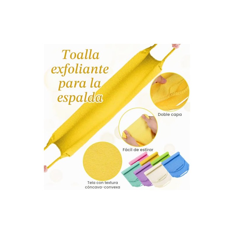 7 Exfoliantes de Espalda para Ducha Exfoliante Corporal de Nailon