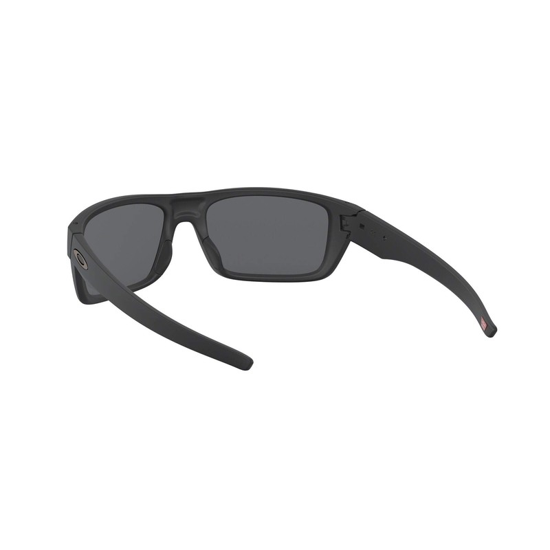 Oakley Men's OO9367 Drop Point Rectangular Sunglasses, Matte Black/Grey, 61