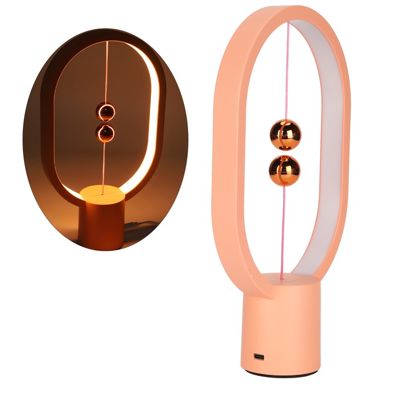 Balance Lamp LED Night Light Ellipse Magnetic MidAir Switch USB