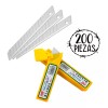BLADES 200 Repuestos Navaja Cutter Exacto 18mm Grueso Acero