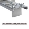Meiyijia Sharpening Stone Holder Professional Whetstone Stainless Steel 304, Kitchen