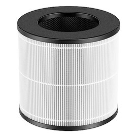 Purivortex AC300 Air Purifier Replacement Filter, 3-in-1 True HEPA with High-Efficiency Activated Carbon