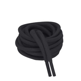 Kilter 100% Cotton Round Shoelaces - Black - 90 cm - 36 inch (1 Pair)
