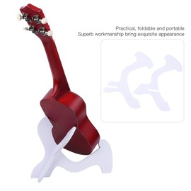 Ukulele Stand,Folding Non?Slip Guitar Stand Pvc Lightweight Portable Vertical Rack Holder For Violin Mandolin Guitar Performance Accessories Playing Accessories