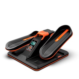 UPREIGN Under Desk Elliptical, Portable Seated Elliptical Exercise Machine, with Touch Screen Control Panel and Remote Control for Home or Office Use. Wireless Connectivity Enabled.