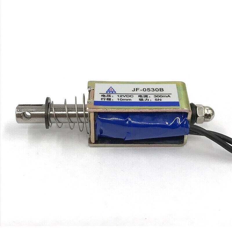 5pcs Micro DC Solenoid Valve Electromagnet DC 12V Spring Push-Pull