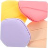 WOONEKY 4pcs Round Foundation Sponge Makeup Powder Blending Sponges for