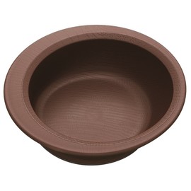 Skater (スケーター) Wood Grain Easy-to-Scoop Bowl 340ml Brown Made in Japan NPLS1