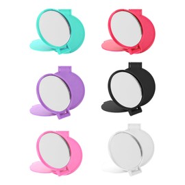 Hpmjz 12 Pcs Mini Folding Mirror 2.4 in Pocket Travel Mirror Portable Round Compact Mirrors Vintage Small Makeup Mirrors for Purse Daily Use Party Favors Women Girls Gifts