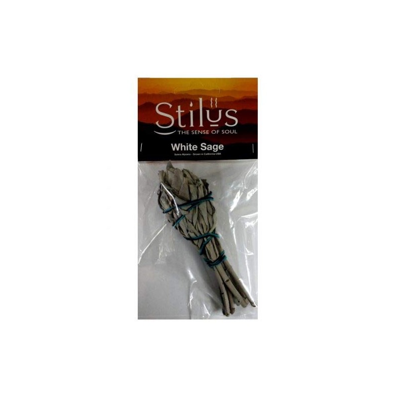 Smudge Stick California White Sage Small Twins 5″ (12cm)