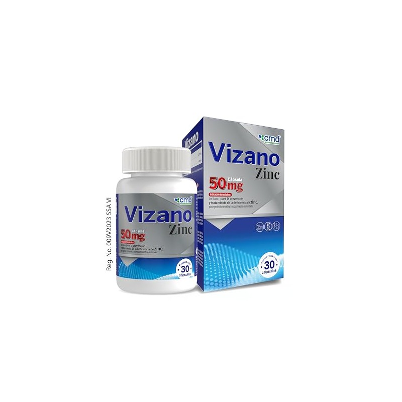 CMD - VIZANO - Zinc 50 mg - Medicamento Vitamnico