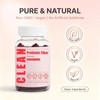 Clean Fiber Gummies for Men, Digestive Gut Health 60 Gummies