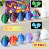 Impossmaker Impossmaker 12PCS 3D Printed Easter Dragon Eggs with 3D