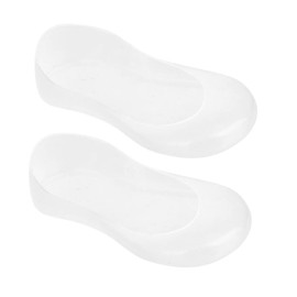 LALAFINA Gel Foot Cushion Socks Moisturizing Pad Full Length Socks for Foot Care Eu 34-37/us 4-6.5/uk 2-4 White 1 Pair