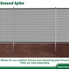 14" Aluminium Fence Post Anchor Ground Spike, 1-5/16" Inner Diameter