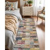 LUMI Washable Runner Rug, 3'x7' Non-Slip Hallway Mat, Low Profile