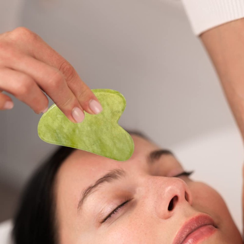 Jade Roller, Gua Sha and Face Roller Set, Gua Sha
