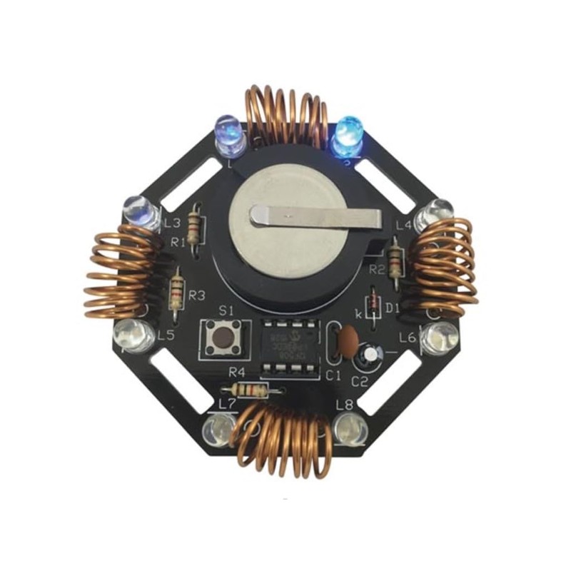 Whadda Soldering Kit, DIY Madlab Electronics Kit, Atom Heart, Create