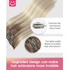 Youngsmile Clip in Hair Extensions for Women Real Remy Human