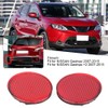 2pcs Red Lens Left &amp; Right Rear Bumper Reflectors 26561JE20A