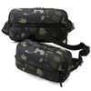 New daily popular fashion body bag men's slingback bag Hipsack Black