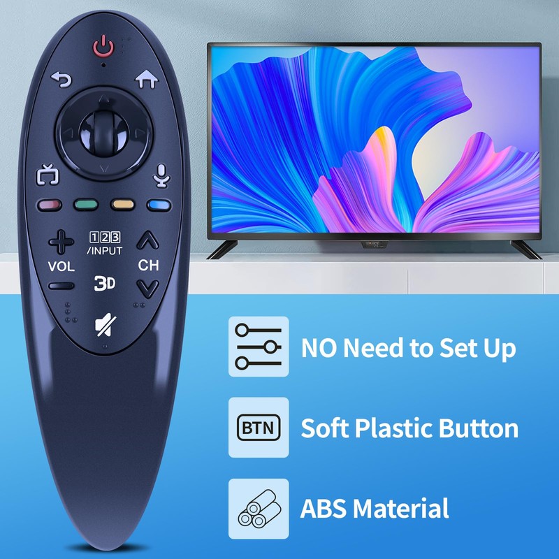 GOUYESHO AN-MR500G Replacement Remote Control for LG Smart TV Compatible