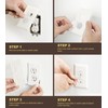 Wakhow 20 Pcs Wall Insulation Outlet Insulators Draft Sealers, 20