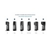 SodaStream Black 1L Slim Carbonating Bottles Twin Pack, Pack of