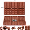 Palksky Chocolate Bar Mold Deep, 3Pcs Square Thick Chocolate Bar