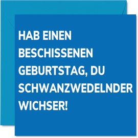 Stuff4 Birthday Card Funny Men Women - Bad Birthday - Funny Happy Birthday Card for Brother Sister Friend Uncle Aunt 145 mm Rude Jokes Greeting Cards