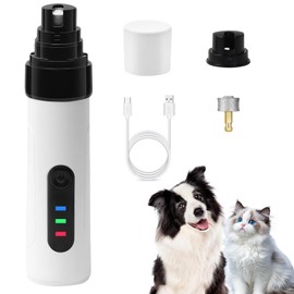 Ntrjtrss Silent Pet Nail Grinder for Dogs, Dog Nail Grinder Quiet 2025 Upgraded Rechargeable Nail Grinder for Dogs Quiet, Safe Effective Silent Groom pro for Dogs Pet Paws Grooming Smoothing Tool