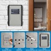 Key Safe Wall Mounted, Key Lock Box Outdoor, 4 Digit
