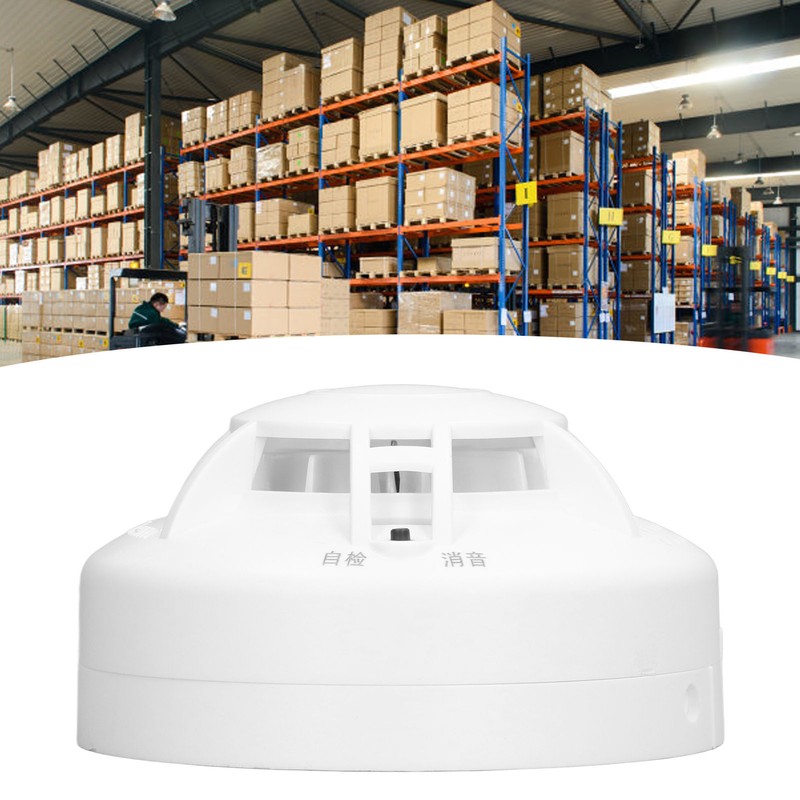 Freestanding Heat Detection Alarm ABS Hight Temperature Detector with Audible