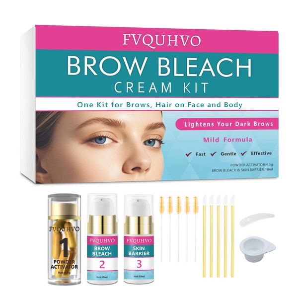 Eyebrow Bleach, Eyebrow Bleaching Kit, Brow Bleach, Brow Lightening, Gentle
