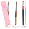 PCAORLEORS Kolinsky Acrylic Nail Brush with 100% Pure Mink Hair