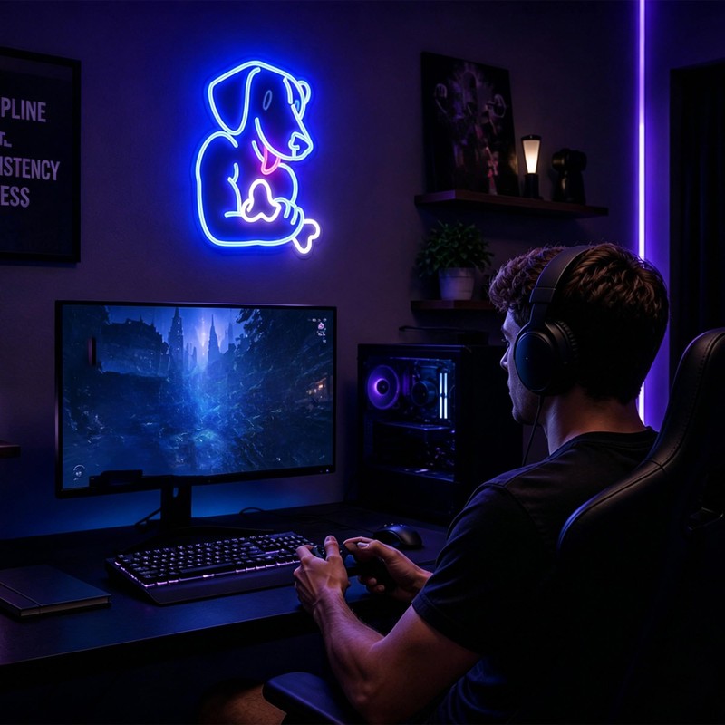 Dog Neon Lights Signs Neon Sign Led Sign Light for