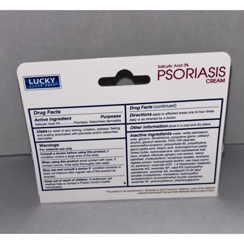Lucky Super Soft Psoriasis Sallcylic Acid 3% 1 Oz 28.3