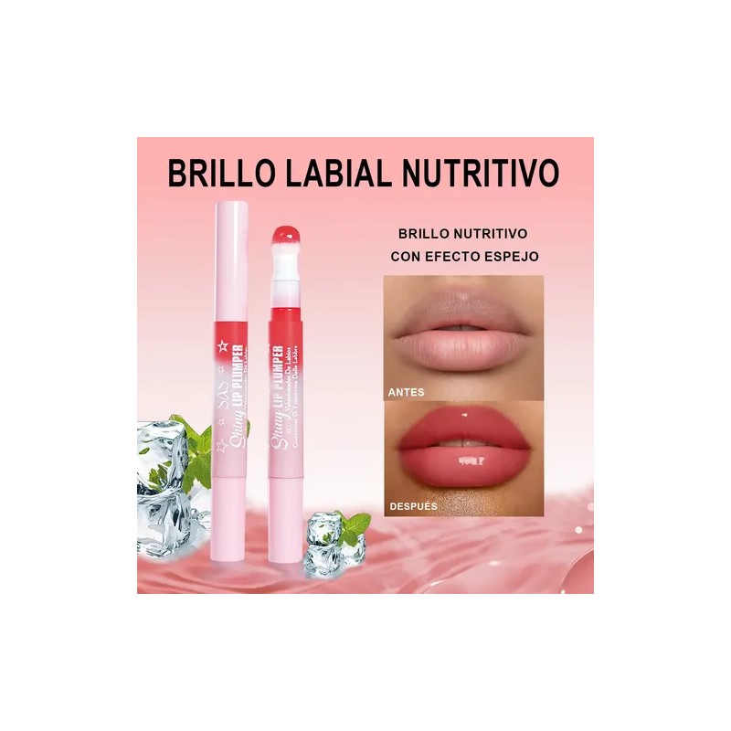 Brillo Labial SAS Hidratante Lip Gloss Para Labios Suaves