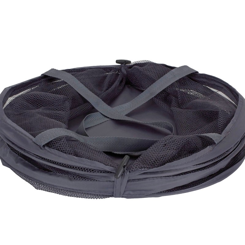 Household Essentials 2027-1 Pop-Up Collapsible Mesh Laundry Hamper | Charcoal