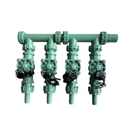 Orbit 4-Valve Preassembled Manifold, Poly Pipe (4-Valve Preassembled Manifold)