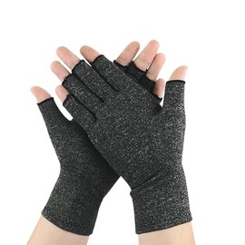 Sporty cycling gloves for men and women, comfortable, durable design, perfect fit, breathable (dark colour S