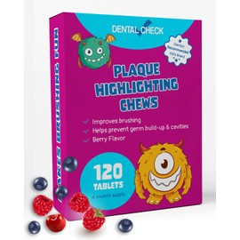 Lingito Lingito Plaque/Dental Disclosing Tablets, A Teeth Coloring Tablets Plaque Finder Solution to Effectively Remove Plaque and Tartar Buildup, Improves Oral Care (4 Month Supply - 120 Pack)