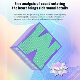 Snblzhef Mini Speaker Small Portable Bluetooth Speaker for Outdoor Indoor Suitable for Mobile Phones,Tablets,Laptops &Blue