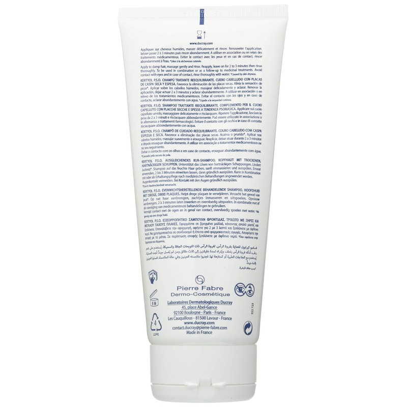 Ducray Kertyol P.s.o. Shampooing Traitant Reequilibrant Shampoo Neiging Dot Psoriasis