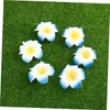GRIRIW Flower Fake Wedding Decor 100pcs 6cm Plumeria Artificial Flowers