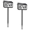 Brightever Solar Address Signs, House Number for Outside Waterproof, 3-Color